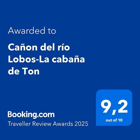 Canon Del Rio Lobos-La Cabana De Ton Сан-Леонардо-де-Яґуе Екстер'єр фото